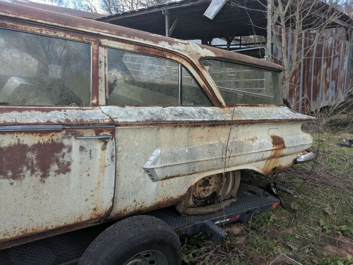 1960 chevrolet brookwood station wagon chevy
