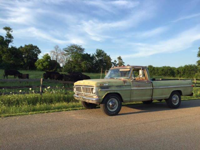 1970 ford f-250 truck camper special custom