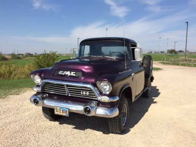 1957 gmc 100 â½ ton, factory v8, napco 4 wheel drive