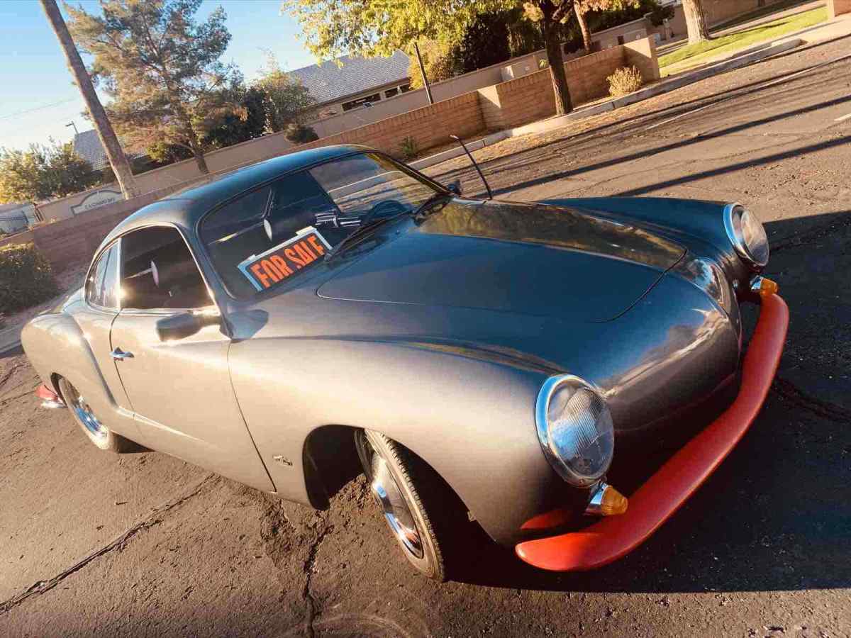 1966 volkswagen karmann ghia grey rwd manual red & chrome