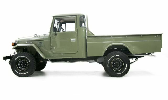 1978 toyota land cruiser hj-45 long bed pickup, olive drab with 75 miles availab