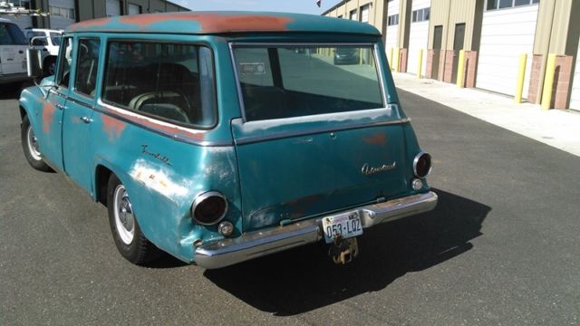 1966 international travelall custom 1000a suburban rat rod restore barn find