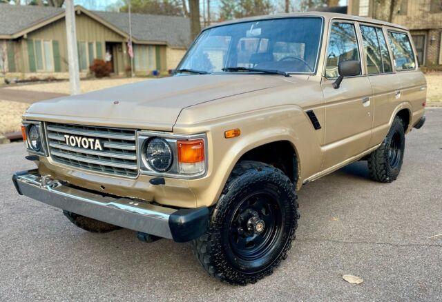 1984 toyota land cruiser suv brown 4wd manual fj60