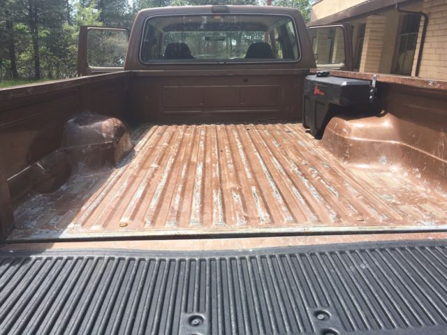 1987 ford f-350 crew cab long bed 4x4 cummins ve 5 speed - fummins