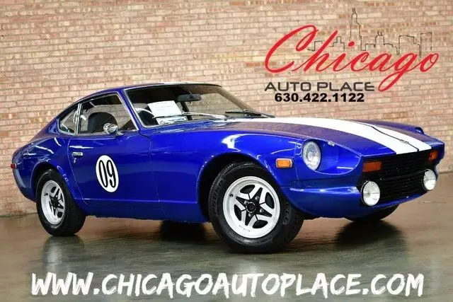 1976 datsun 280z california car black leather 4spd manual 52,583 miles blue coup