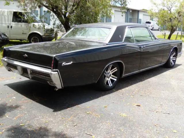 1967 lincoln continental 2 door hardtop coupe,slab side,solid,nice car, a/c