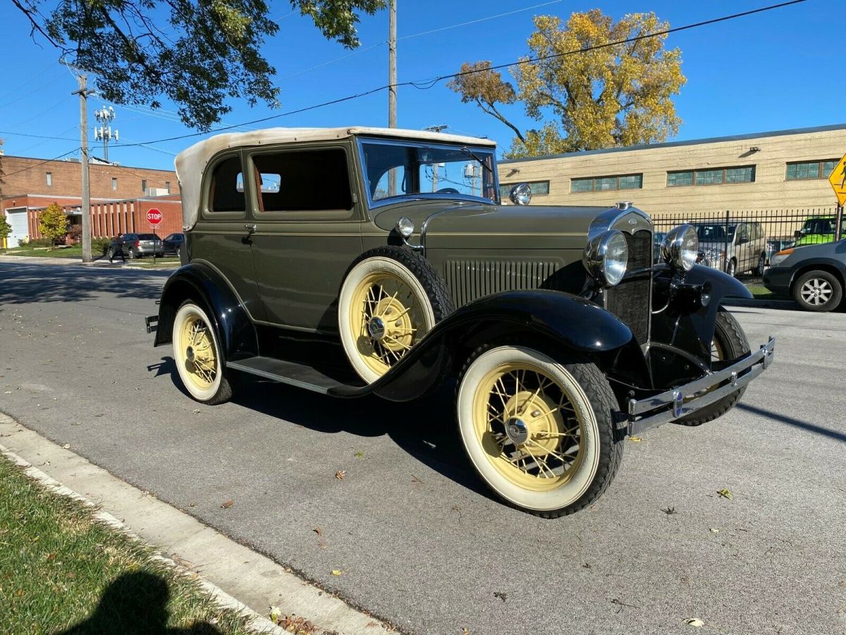 very nice 1931 ford model a 400 400a convertible sedan
