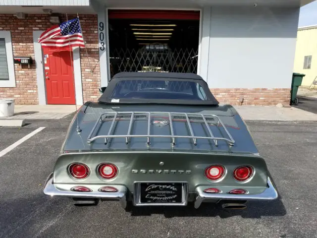 1972 corvette lt-1 convertible, original motor, steel city gray, vintage air a/c