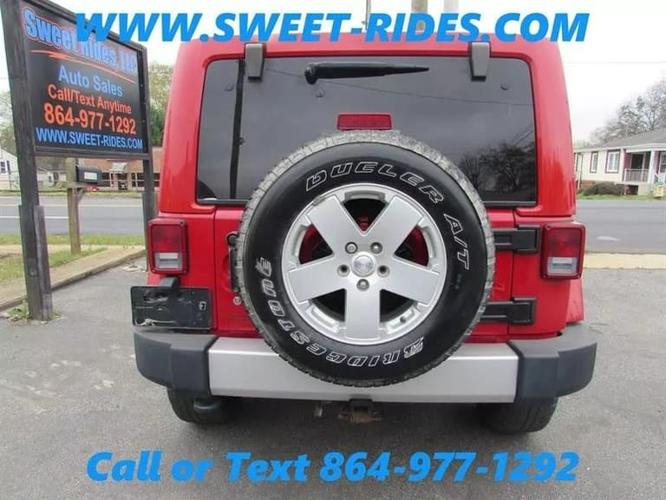 2012 jeep wrangler unlimited sahara sport utility 4d in greer, south carolina
