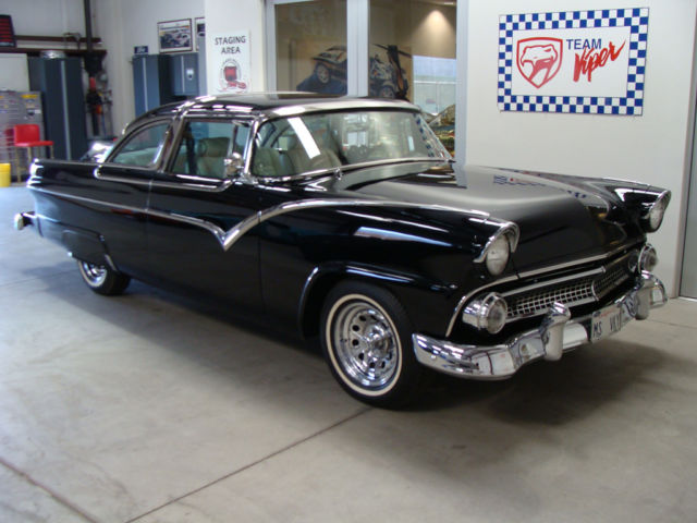 1955 ford crown victoria fairlane restored resto mod - very unique and very nice