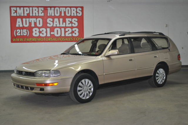 94 toyota camry v6 le wagon! rare! only 117k miles! 3.0l fwd no reserve