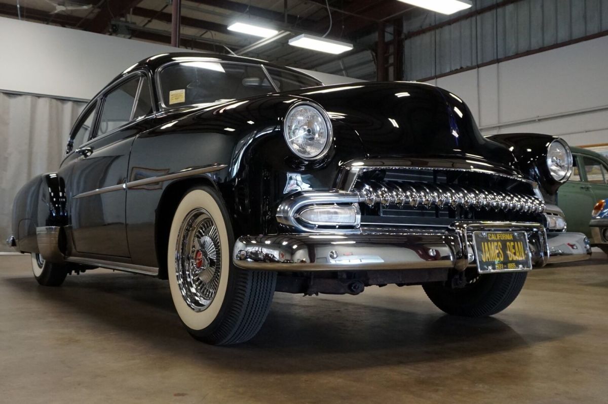 1952 chevrolet fleetline deluxe custom sedan, black with 33798 miles available n