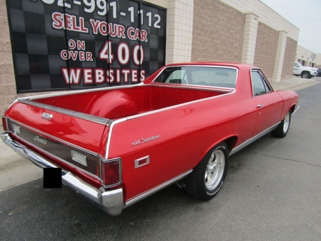 1969 chevrolet el camino 307ci v8 automatic transmission american racing wheels