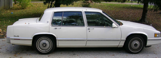 1992 cadillac deville no reserve sedan 4-dr 4.9l rolls royce grill low mlg lthr