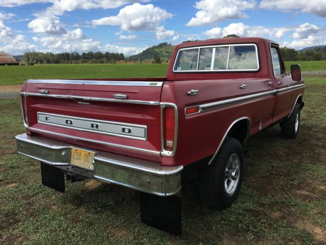 1979 ford f250 4x4 ranger 400 toolbox in bed! 4-speed!