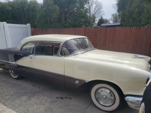 1956 oldsmobile 88 sedan brown rwd automatic