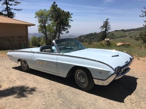 1963 ford thunderbird sports roadster (rare, badged, collectible edition)