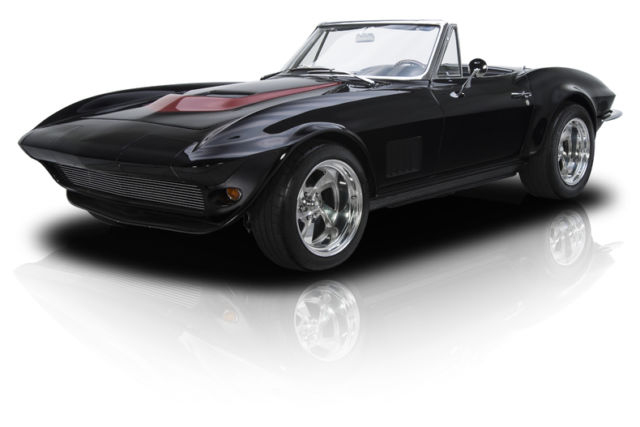 frame off built corvette sting ray roadster 502 v8 th400 3 speed ps