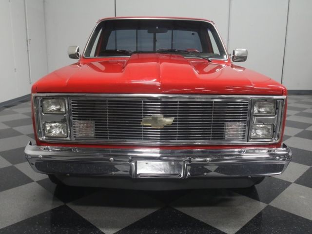 1986 chevrolet c10 711 miles red pickup truck 383 stroker v8 automatic