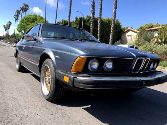 1983 bmw 633 csi 635 l6 m6 cali car! 100% rust free! one owner! barn find!