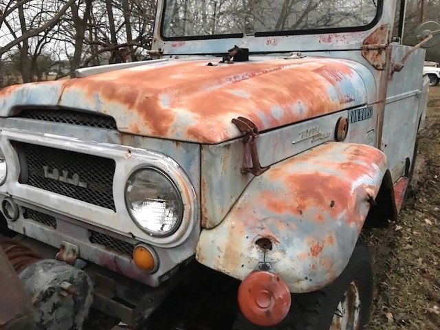 1969 toyota land cruiser fj40 pto winch texas field find no reserve