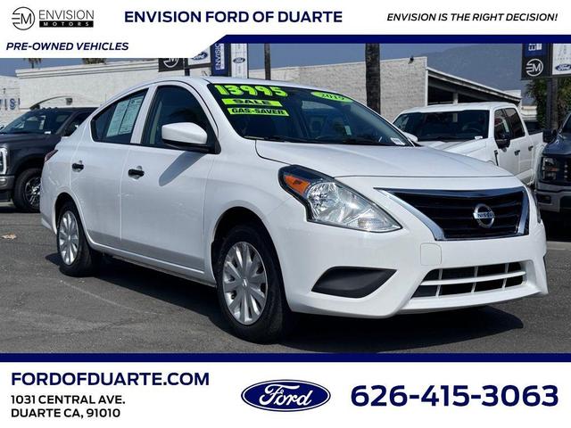 2019 nissan versa 1.6 s+