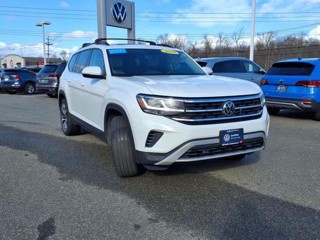 2022 volkswagen atlas 3.6l se w/technology