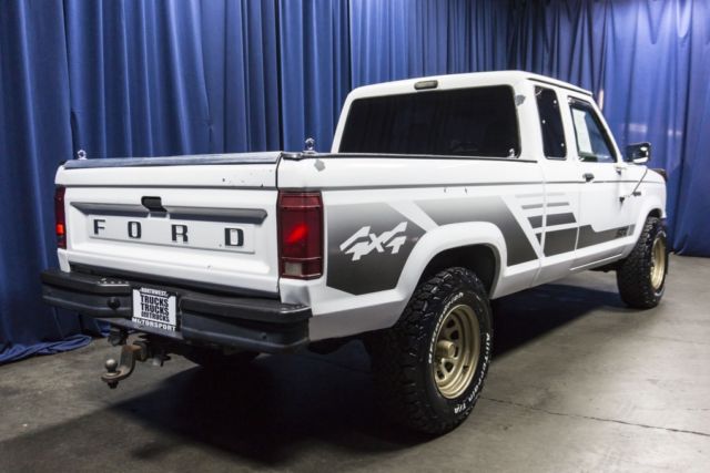 1992 ford ranger stx 4x4 208218 miles white 4.0l v6 fi