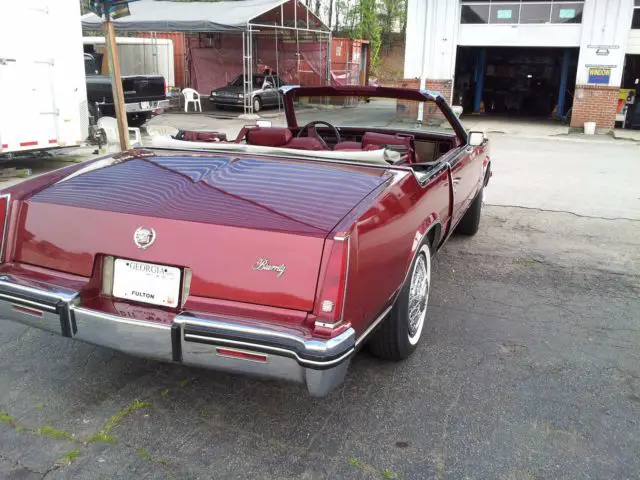 rare classic 1984 cadillac eldorado barittz convertible low production