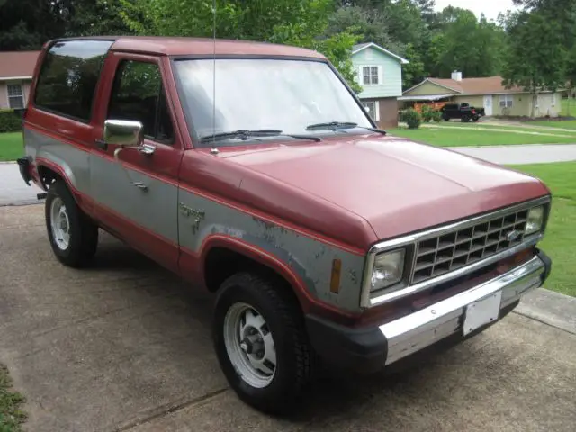 southern rust-free 1985 ford bronco ii xlt 4 wheel drive 136,000 miles