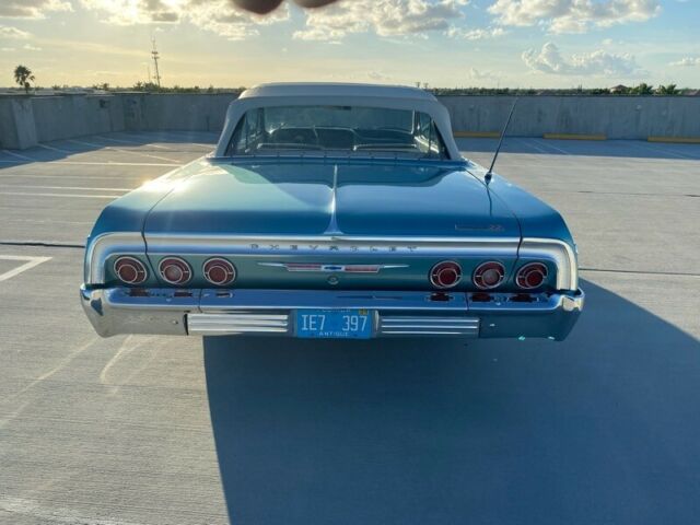 1964 chevrolet impala ss 102000 miles silver blue 327ci v8 automatic