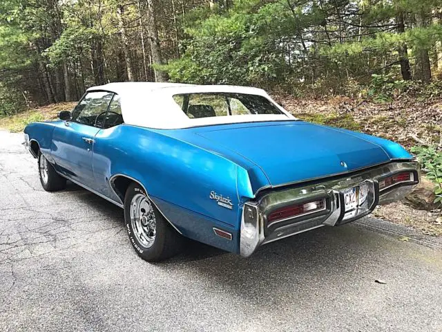 gorgeous 1972 buick skylark convertible, numbers matching, power top, lo reserve