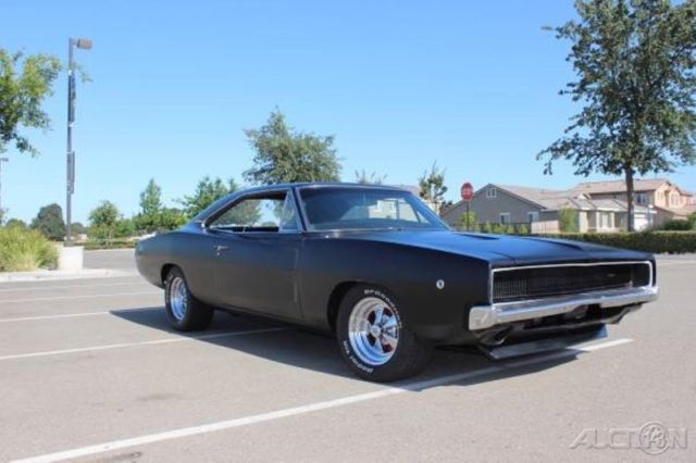 1968 big, bad, black street bruiser! 500 miles on fresh1968 dodge charger 69 70
