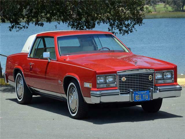 1979 cadillac eldorado 44,198 miles red 5.7 auto