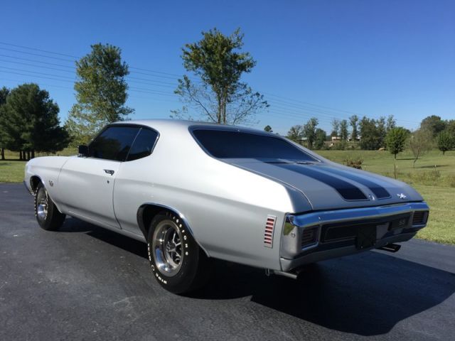 1970 chevelle ss 454 ls5! cortez silver..black int! 454 high performance, auto!