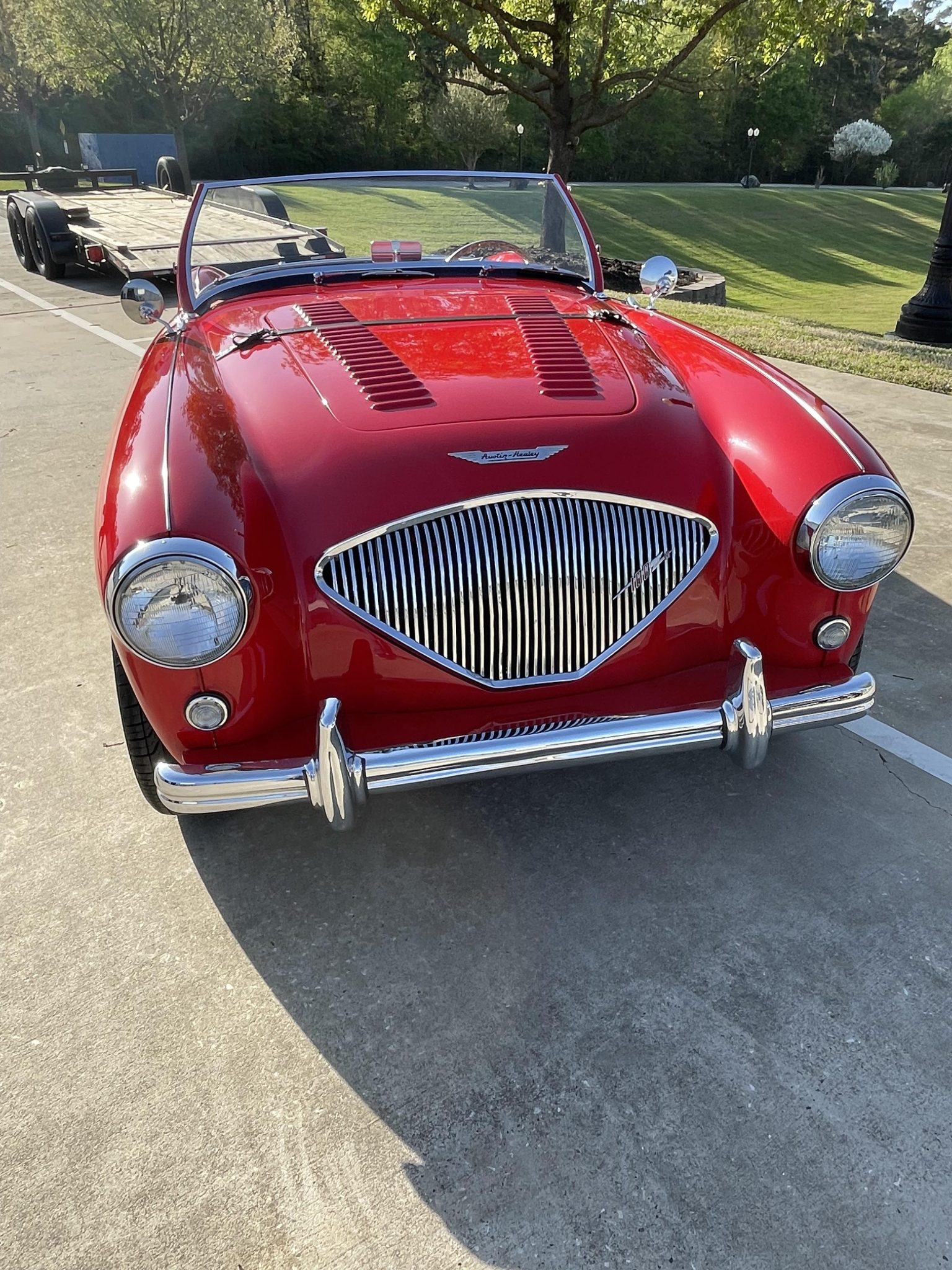 1956 austin-healey 100 bn2 roadster w/le mans kit