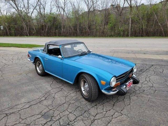 1974 triumph tr6 in villa park, illinois