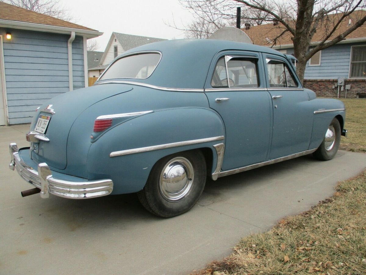 1949 plymouth special deluxe- very solid! front & side window visors mopar dodge