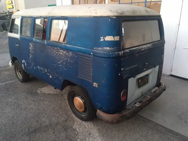 1965 vw volkswagen bus california black plate