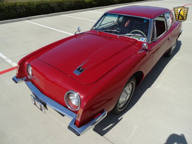 1963 studebaker avanti 42938 miles regal red coupe 289 cid v8 3-speed automatic