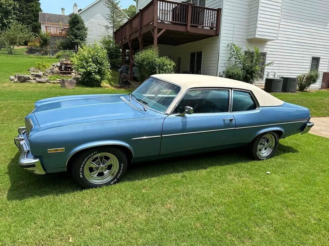 1973 oldsmobile omega (like nova) coupe blue rwd automatic