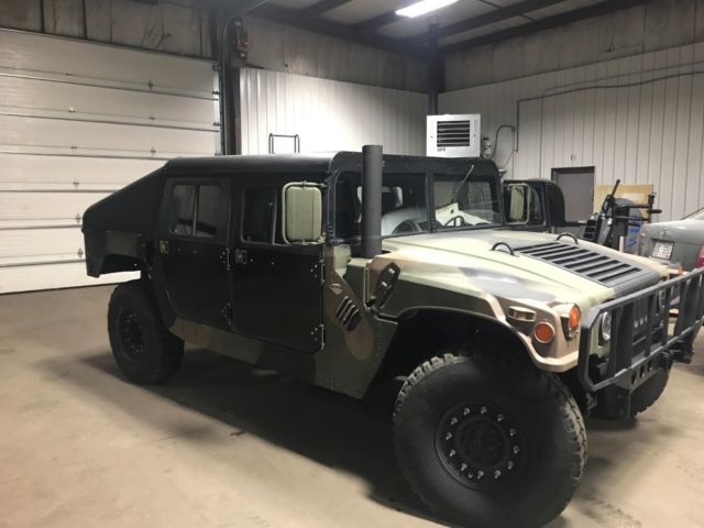 humvee hummer h1 duramax allison complete interior, leather dvd sound system