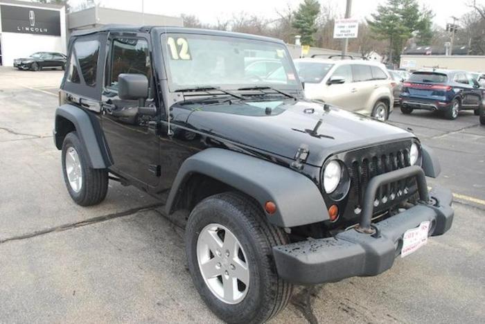 2012 jeep wrangler sport 4x4 sport 2dr suv for sale in manchester, new hampshire