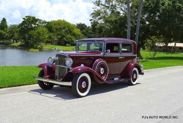 1933 nash big six 1933 nash big six series 1120 sedan 0 miles burgundy sedan v6