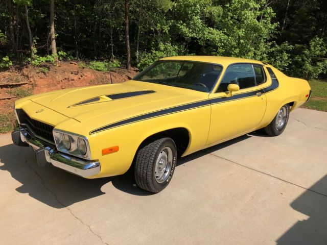 1973 plymouth road runner clone satelite yellow super nice car no reserve!!!!!