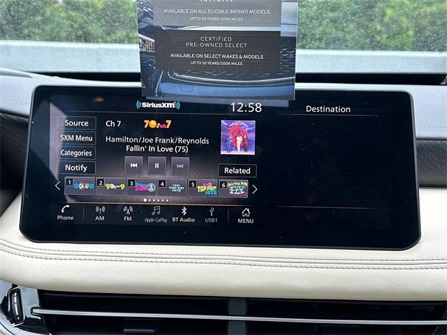 2023 infiniti qx60 sensory