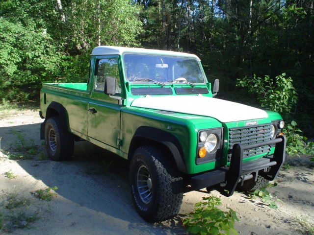 land rover defender 1992 lhd 110 automatic gasoline v-8 4.2l 49,567miles pick up