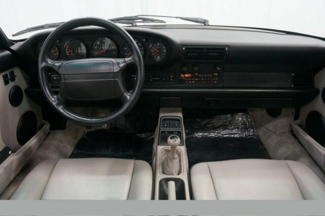 1990 porsche 911 carrera 59130 miles silver metallic manual