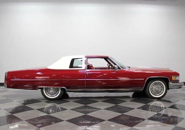 classic 1975 cadillac coupe deville