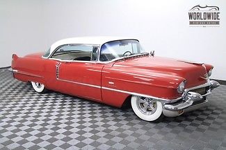 1956 cadillac coupe deville 2 door hardtop coupe hot rod. restored!